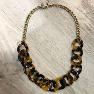 J.Crew Tortoise Chain Necklace